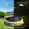 Wason versi baru ditingkatkan 17Led Ultra Bright Solar Yard Deck Tangga Lampu Taman Dekoratif Disk Ground Disk Lampu Spike
